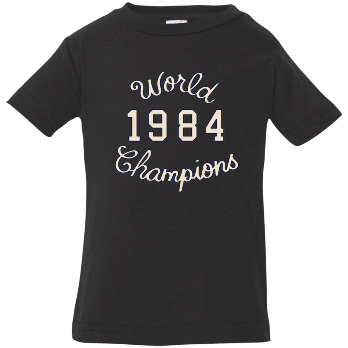 World Champions - Ivory + Navy Infant T-Shirt