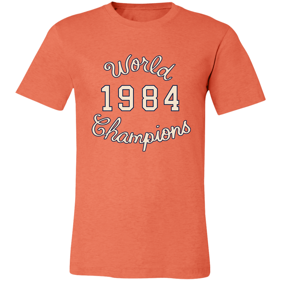 World Champions - Ivory + Navy Unisex Classic T-Shirt