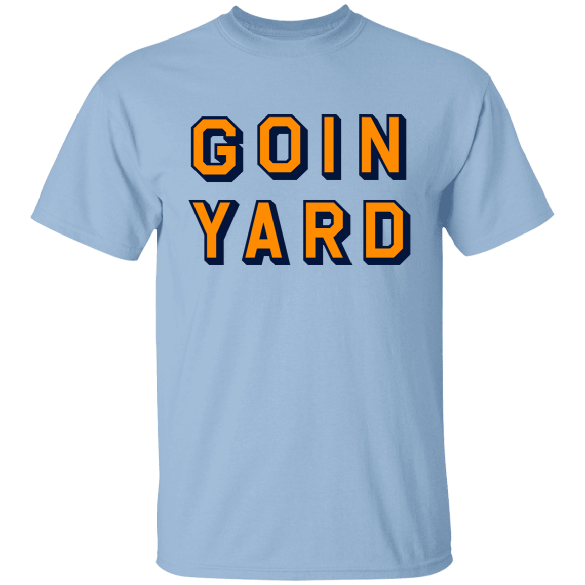Goin Yard - Orange + Navy Youth Classic T-Shirt