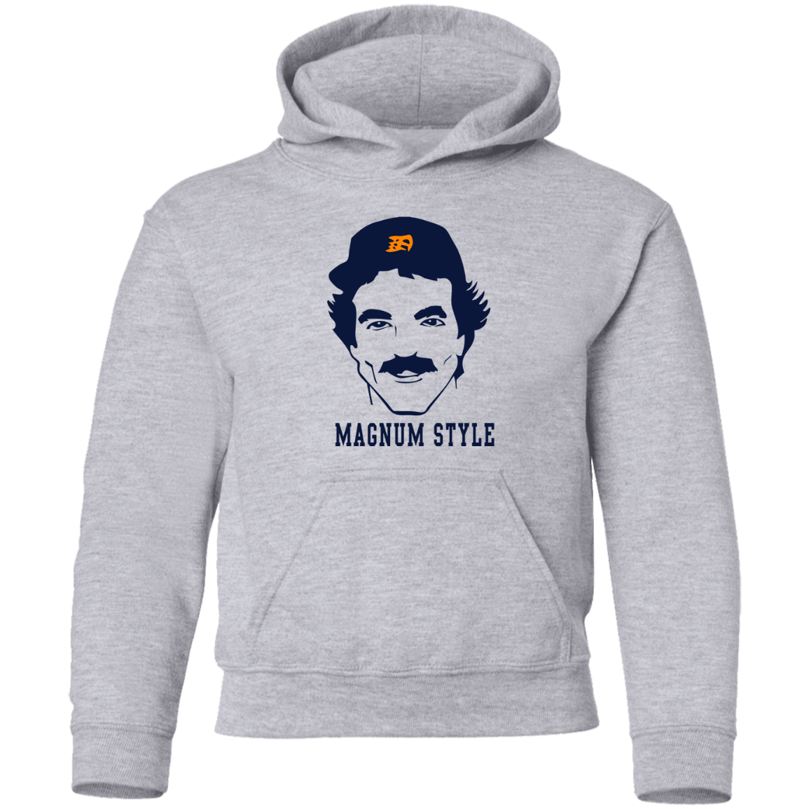 Magnum Style - Navy Kids Unisex Classic Hoodie