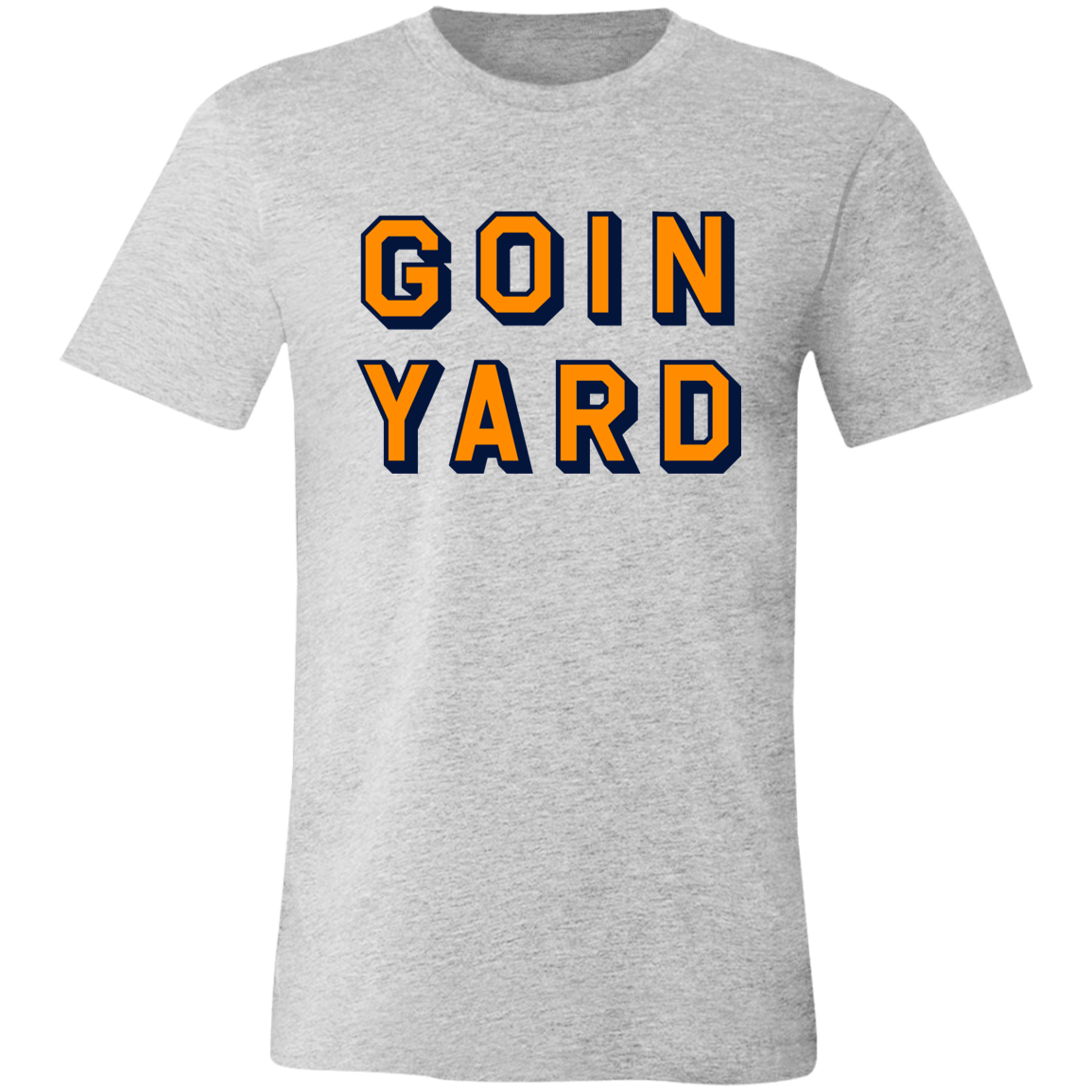 Goin Yard - Orange + Navy Unisex Classic T-Shirt