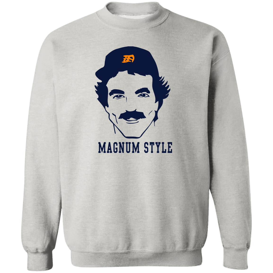 Magnum Style - Navy Classic Crewneck Sweatshirt