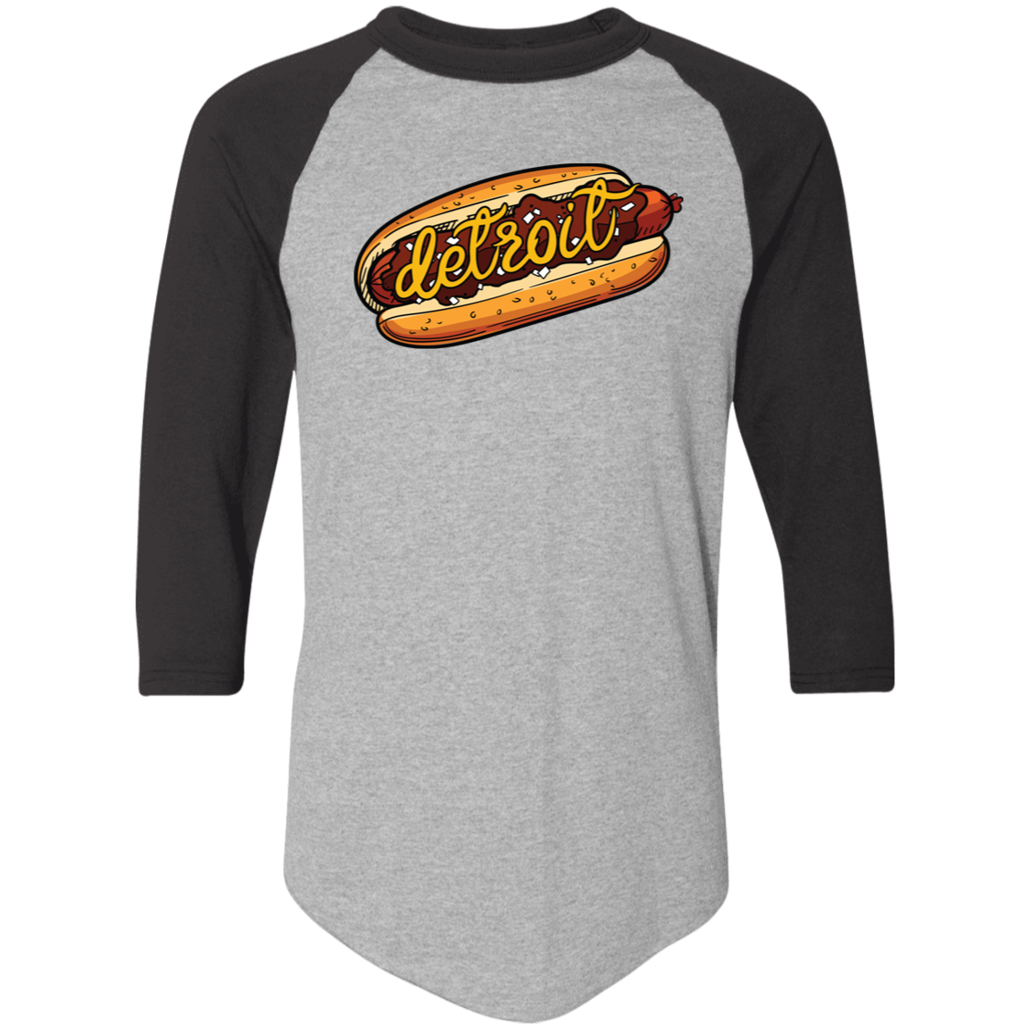 Detroit Coney Dog Classic Raglan Jersey