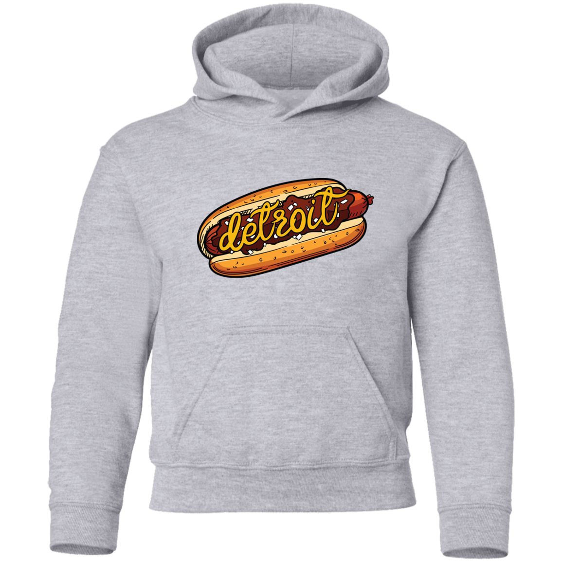 Detroit Coney Dog Kids Unisex Classic Hoodie