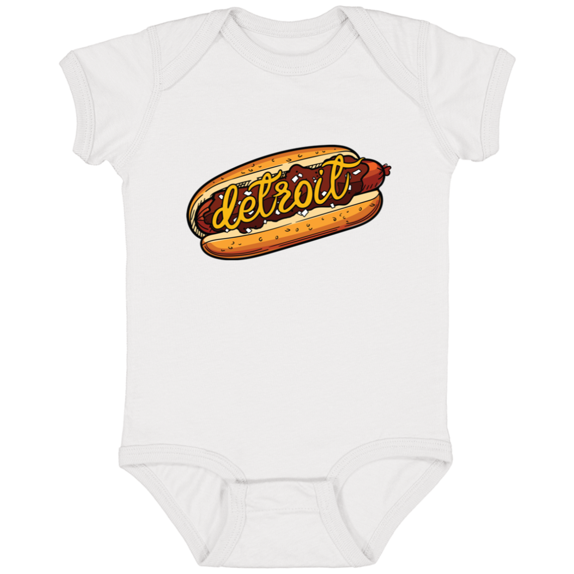 Detroit Coney Dog Infant Baby Onsie Bodysuit