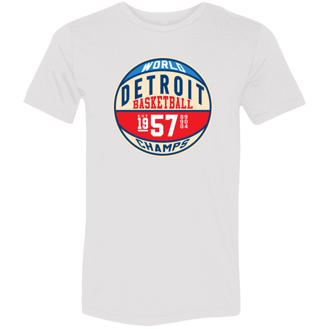 Retro Pistons World Champs Unisex Triblend T-Shirt