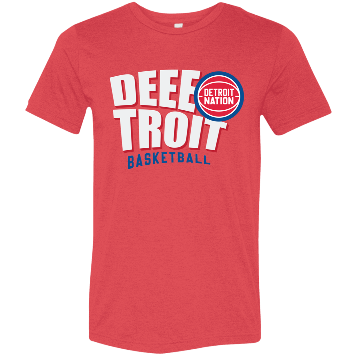 Deeetroit Basketball Unisex Triblend T-Shirt