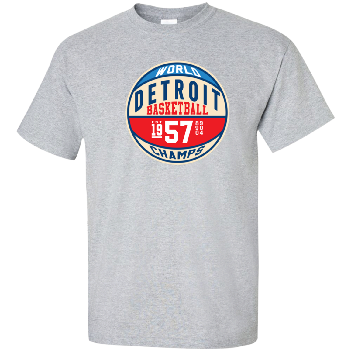 Retro Pistons World Champs Tall Ultra Cotton T-Shirt