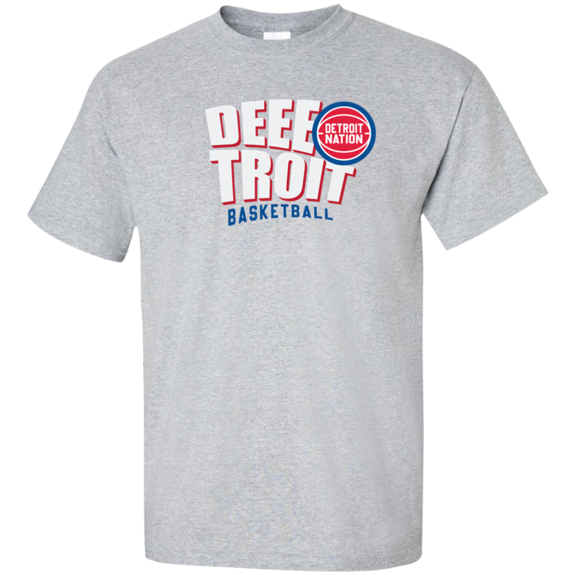 Deeetroit Basketball Tall Ultra Cotton T-Shirt