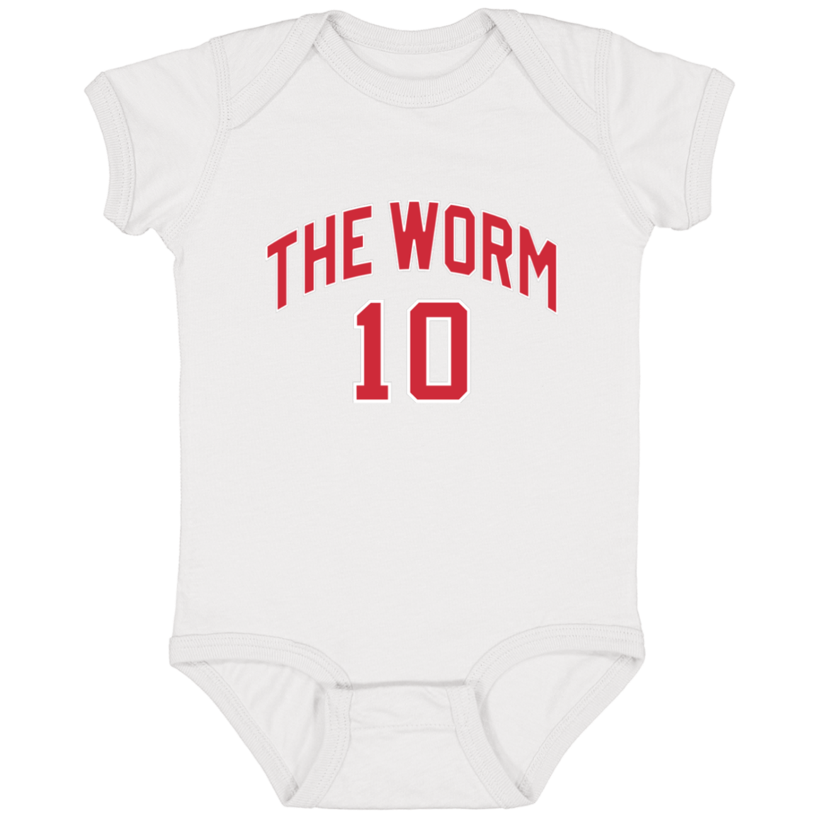 Dennis The Worm 10 Infant Baby Onsie Bodysuit