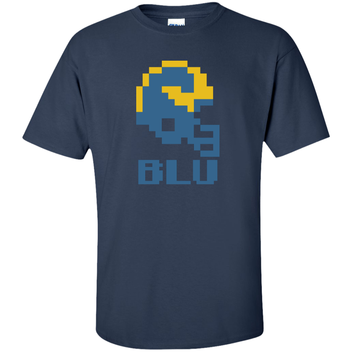Ann Arbor Football 8bit - Navy Unisex Tall Ultra Cotton T-Shirt