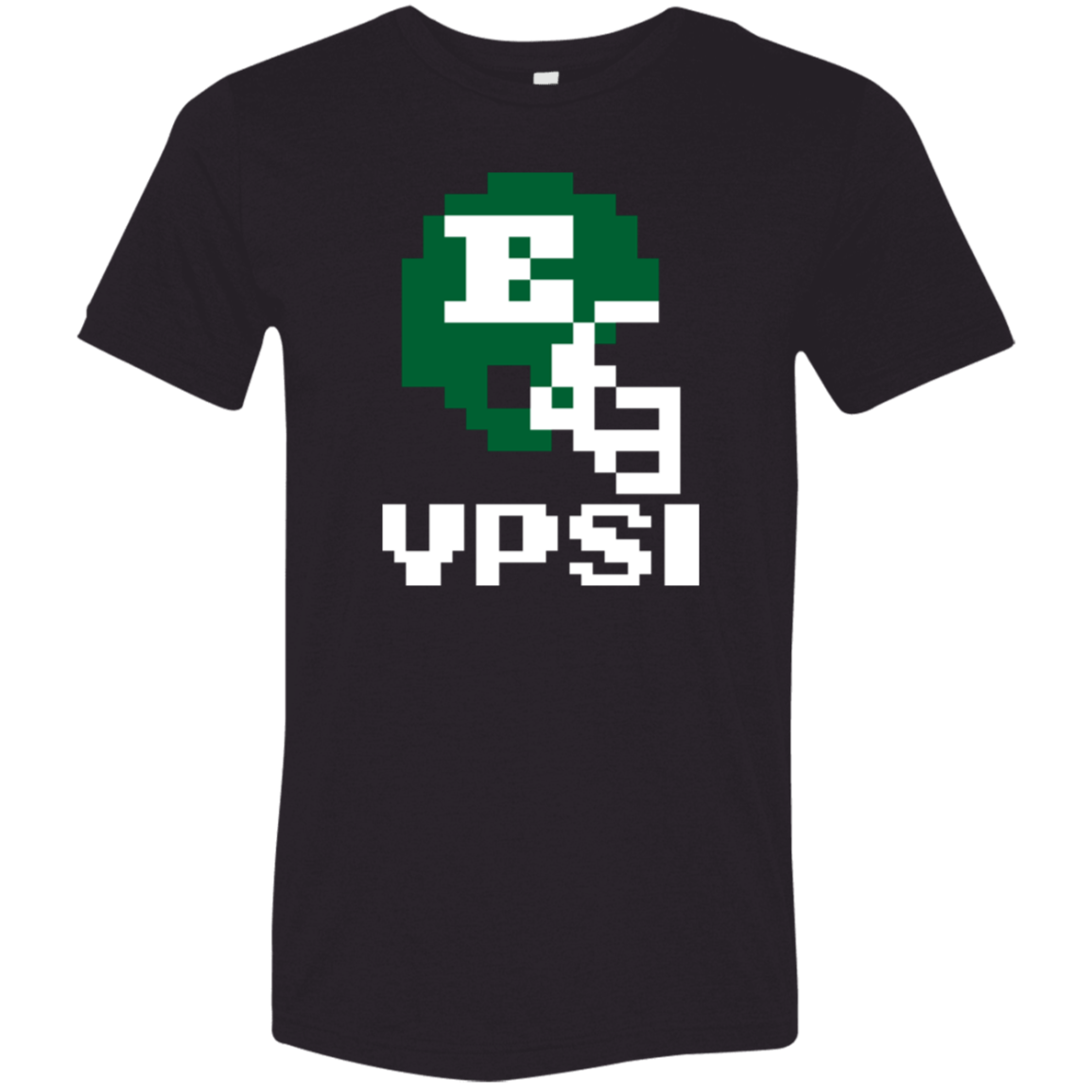 Ypsi Football 8bit - Black Soft Unisex Triblend T-Shirt
