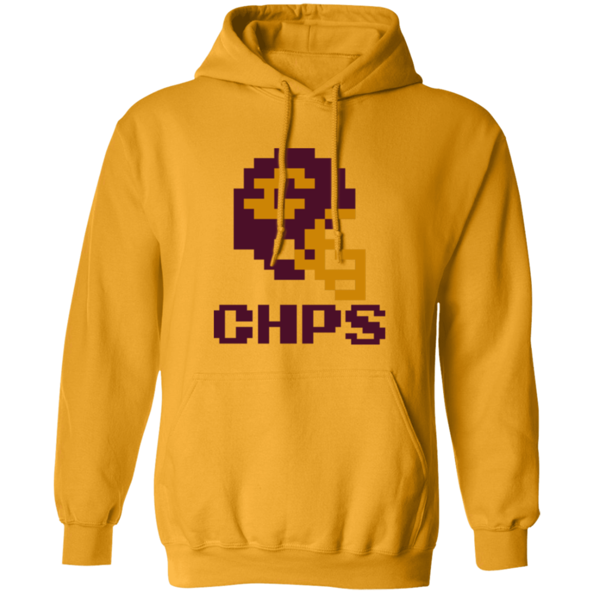 Mt Pleasant Football 8bit - Gold Classic Unisex Hoodie