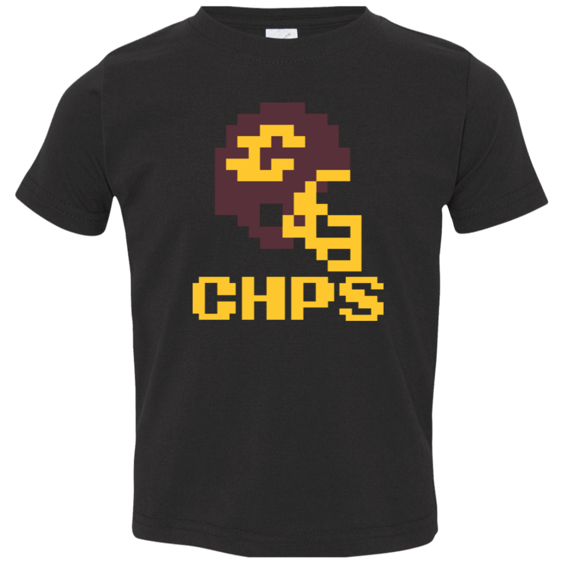 Mt Pleasant Football 8bit - Black Cute Toddler T-Shirt