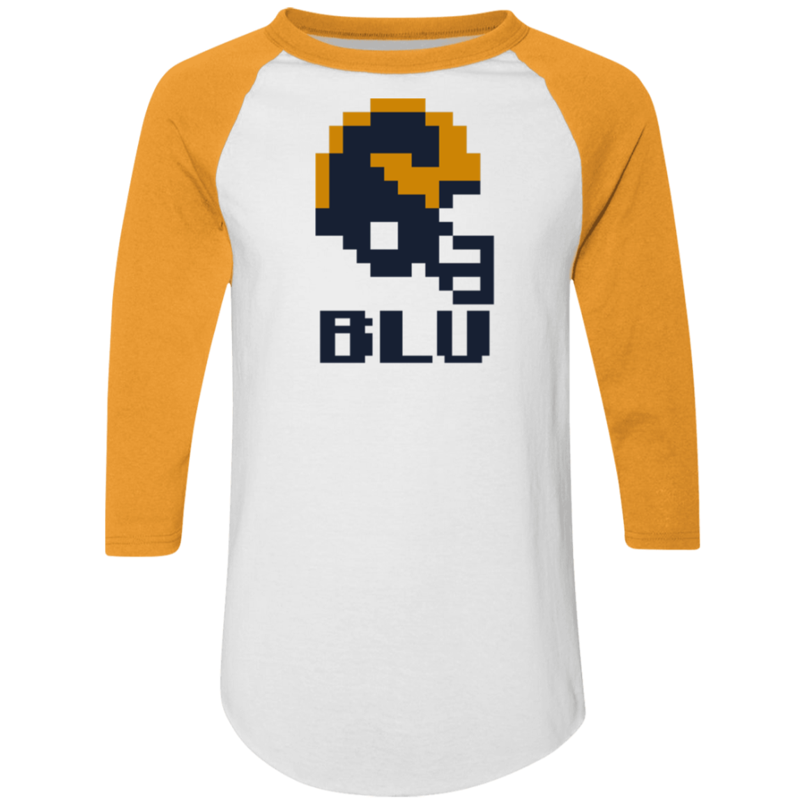 Ann Arbor Football 8bit - Gold Classic Raglan Jersey
