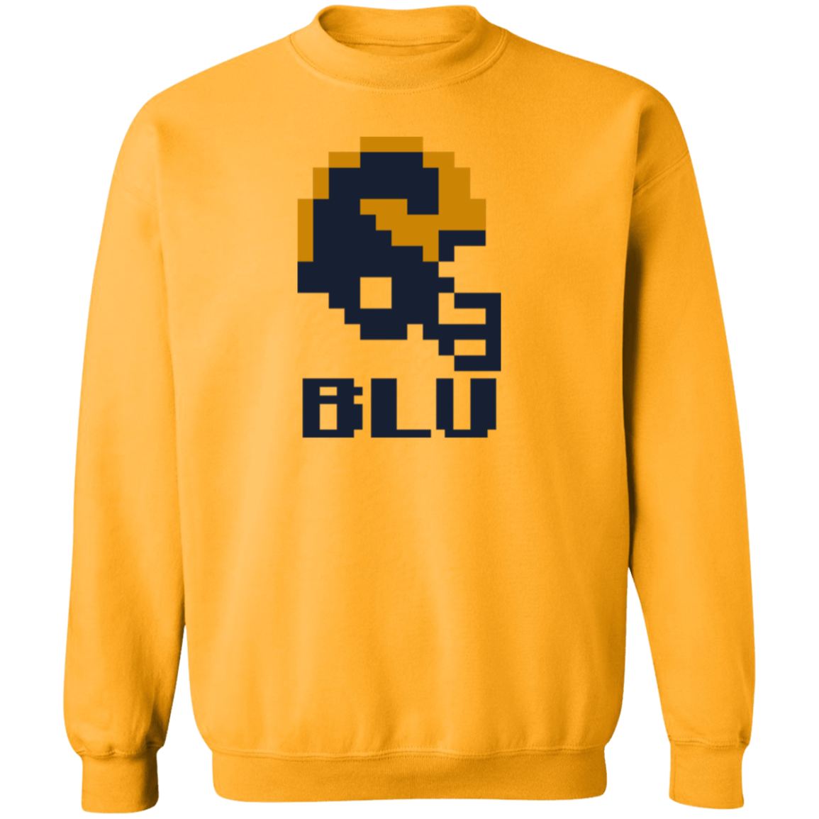 Ann Arbor Football 8bit - Gold Classic Crewneck Sweatshirt