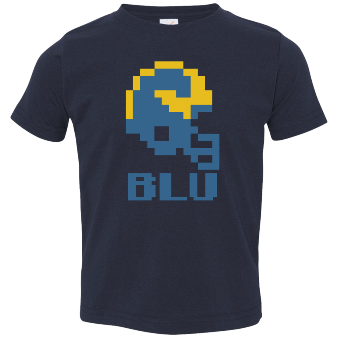 Ann Arbor Football 8bit - Navy Cute Toddler T-Shirt