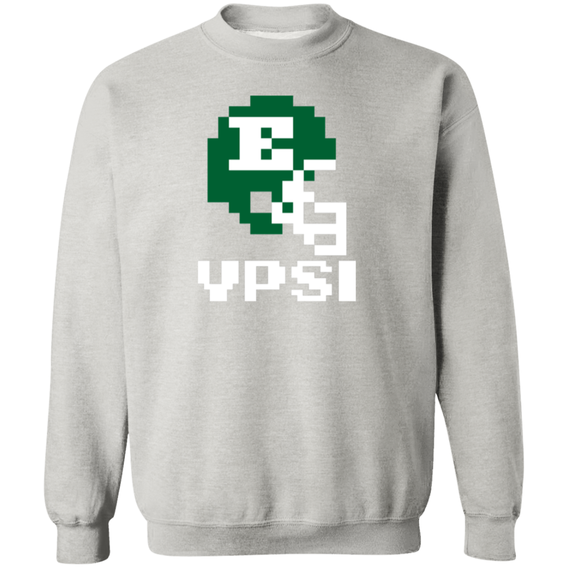 Ypsi Football 8bit - Grey Classic Crewneck Sweatshirt