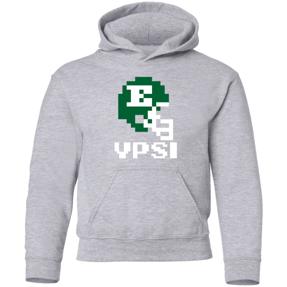 Ypsi Football 8bit - Grey Kids Unisex Classic Hoodie