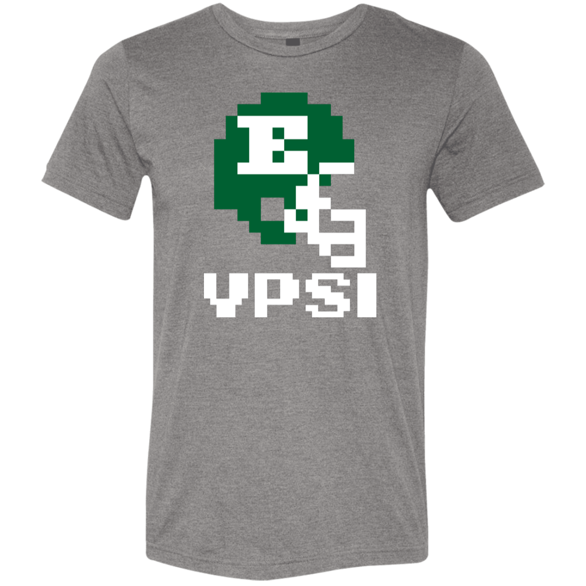 Ypsi Football 8bit - Grey Soft Unisex Triblend T-Shirt