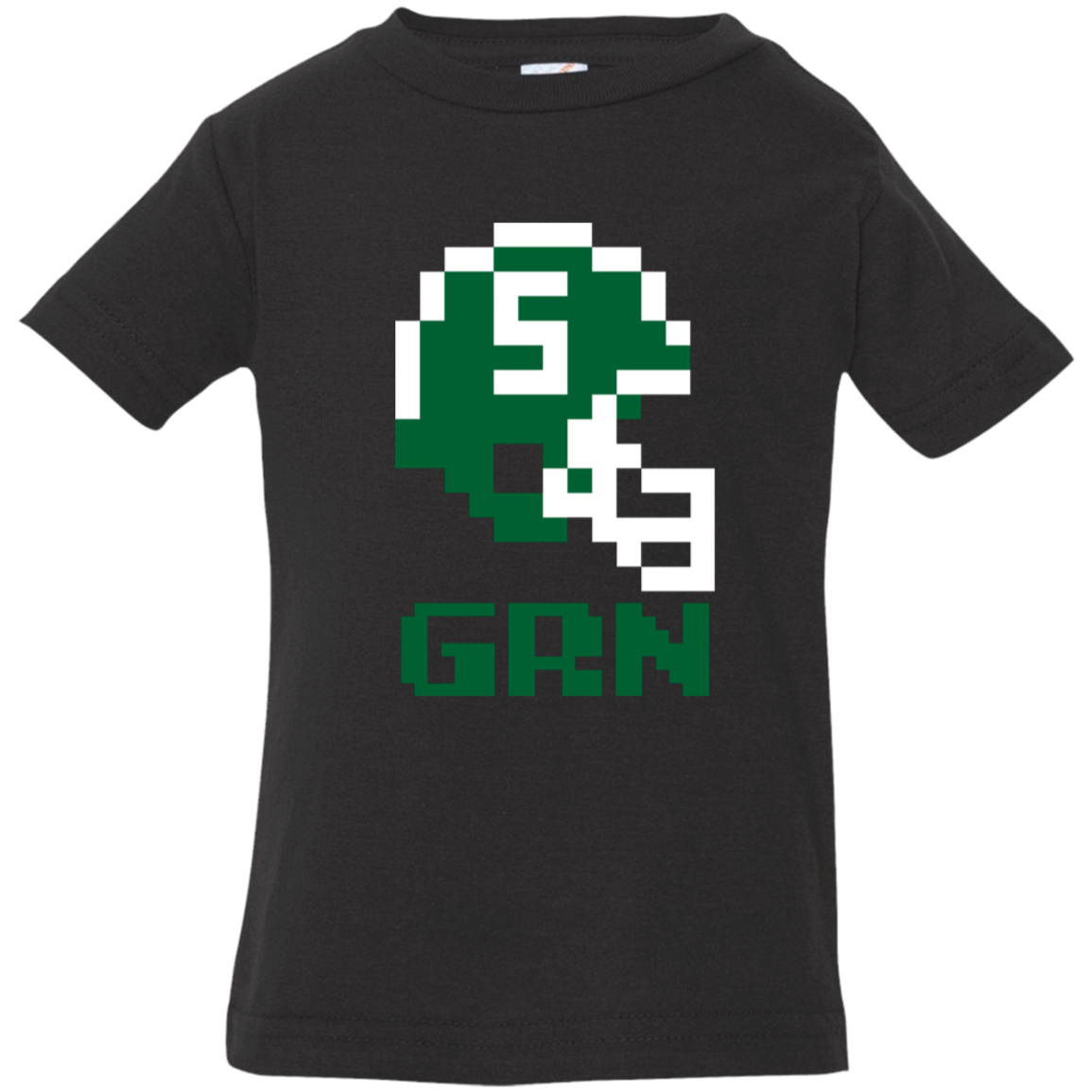 East Lansing Football 8bit - Black Infant T-Shirt