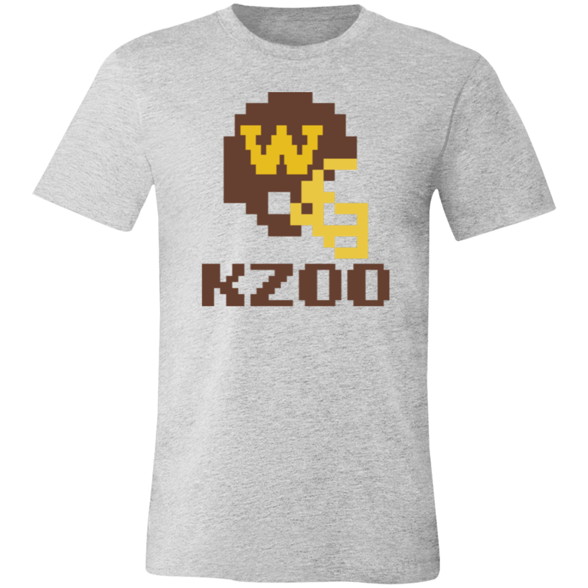 Kzoo Football W 8bit - Grey Unisex Classic T-Shirt