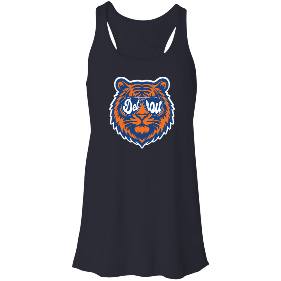 Tiger Detroit Sunglasses Flowy Racerback Tank