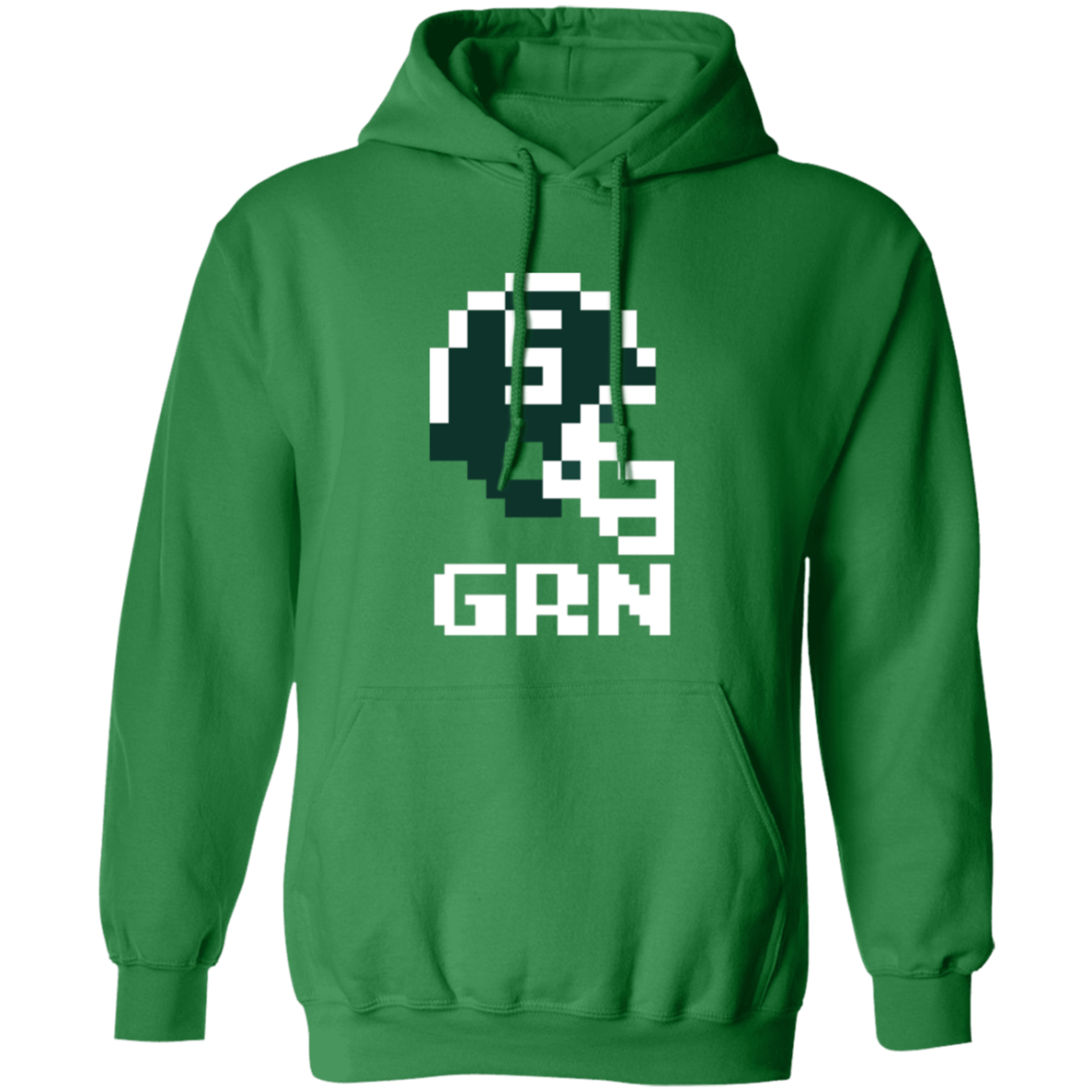 East Lansing Football 8bit - Green Classic Unisex Hoodie