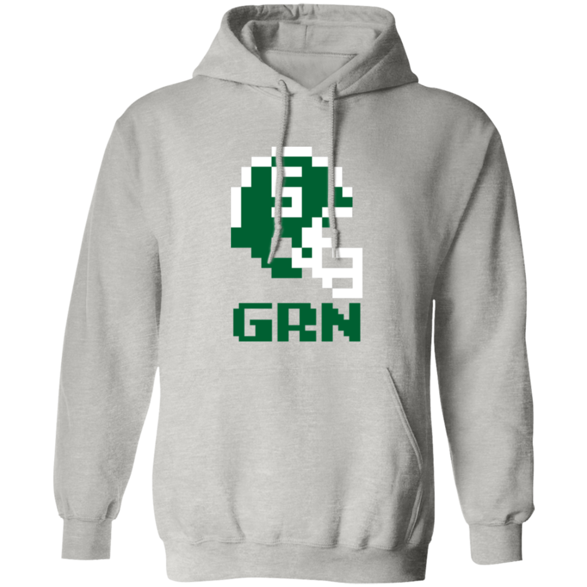 East Lansing Football 8bit - Grey Classic Unisex Hoodie