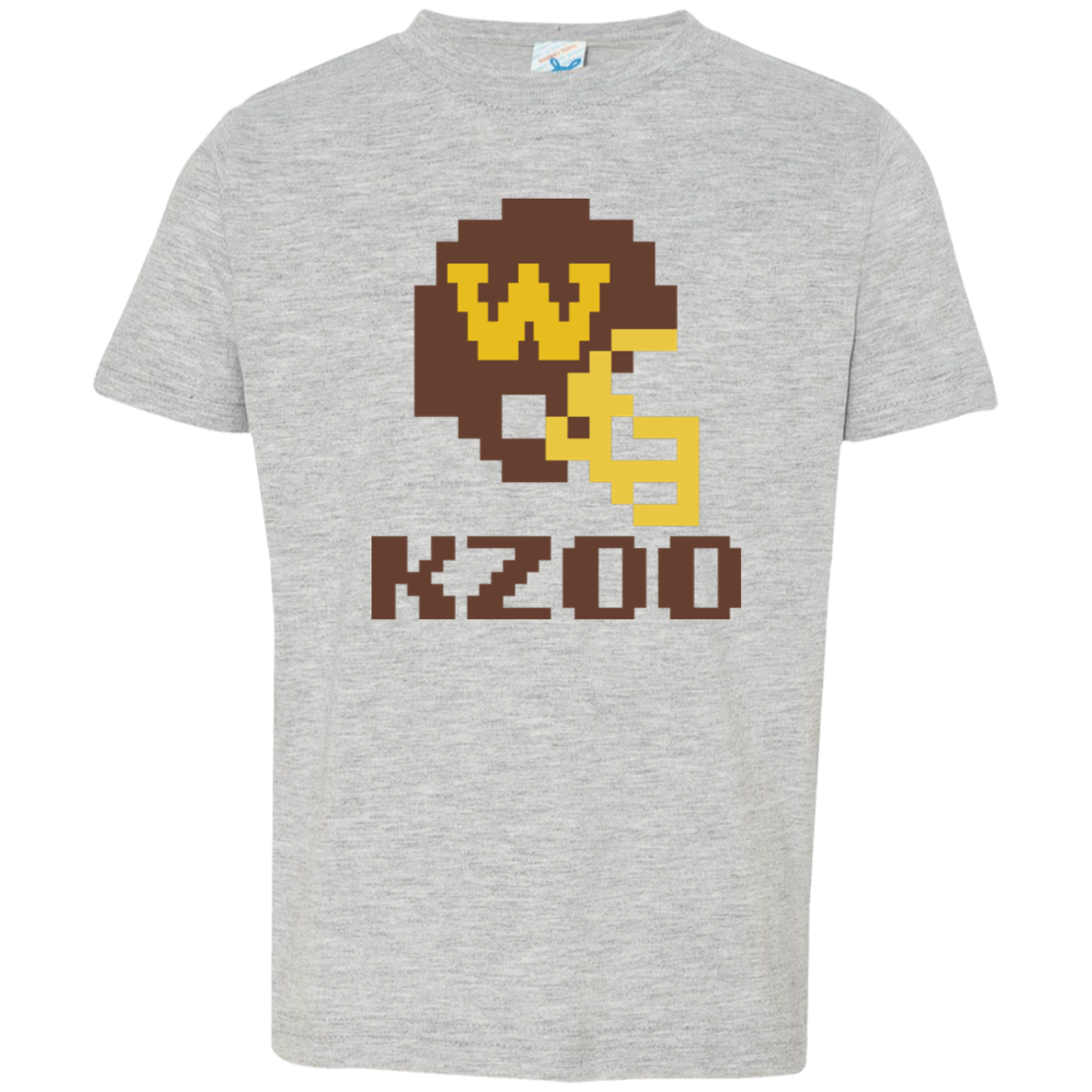 Kzoo Football W 8bit - Grey Cute Toddler T-Shirt
