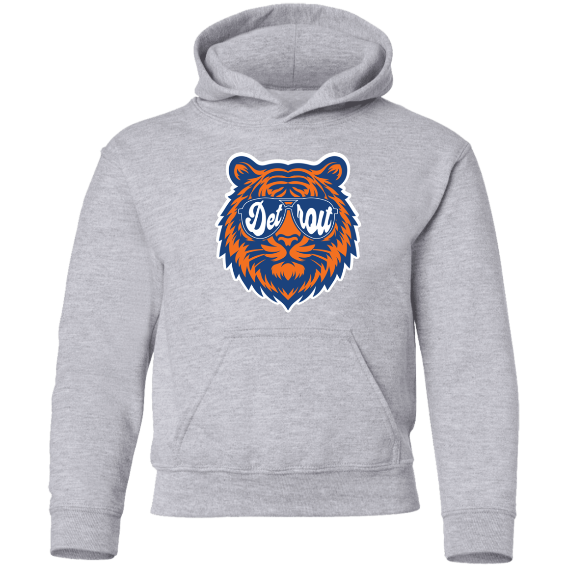 Tiger Detroit Sunglasses Kids Unisex Classic Hoodie