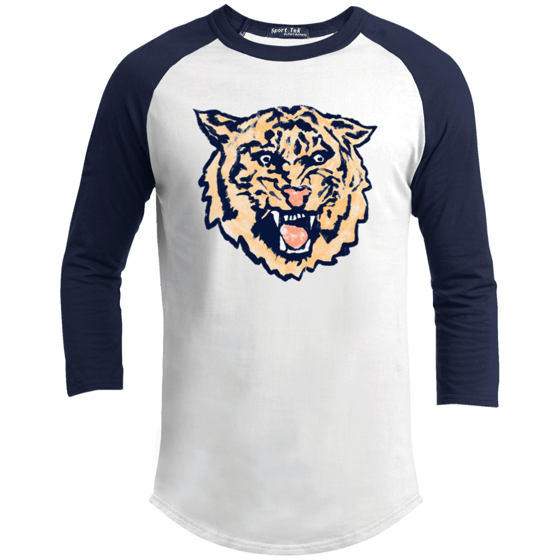 Tigercat - Orange Kids 3/4 Raglan Sleeve Shirt