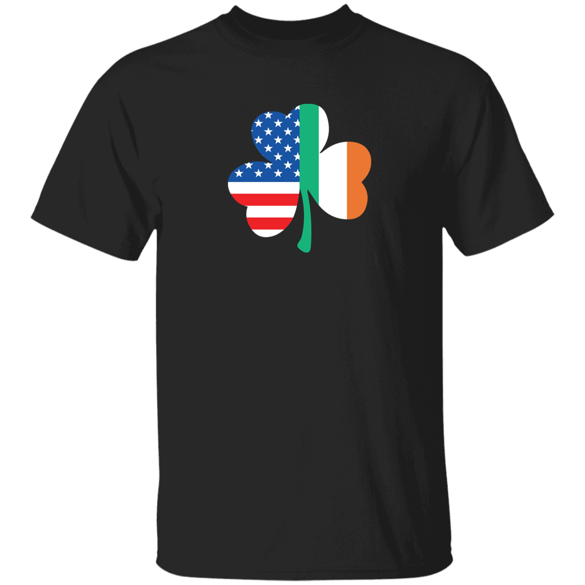 Irish American Flag Shamrock Kids Unisex Classic T-Shirt