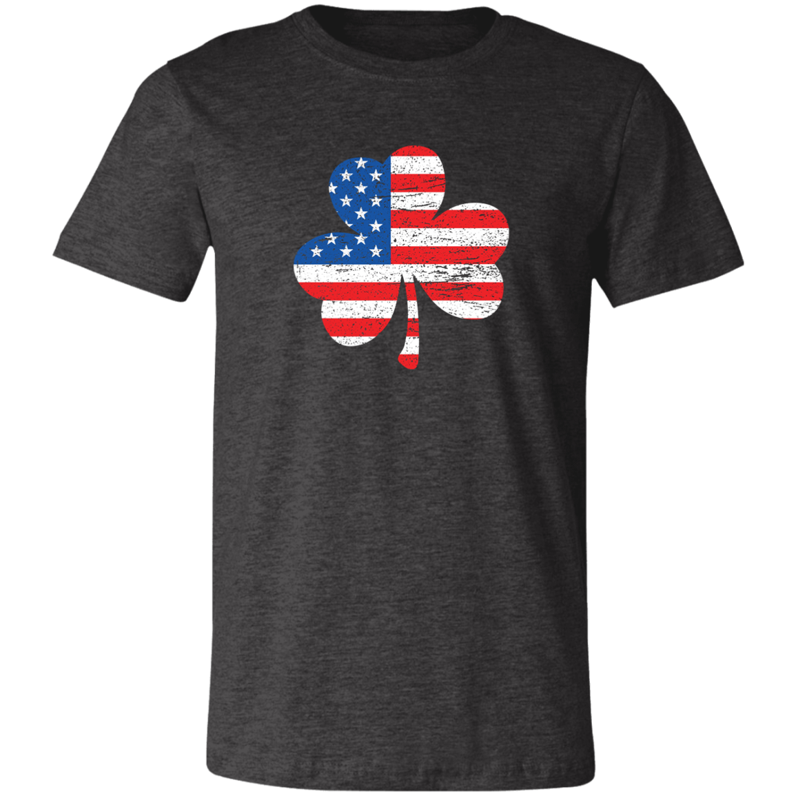 American Flag Shamrock - Distressed Unisex Classic T-Shirt