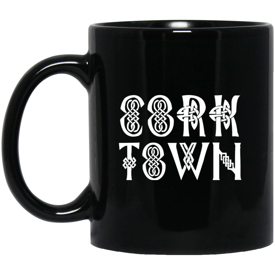Cork Town Celtic - White Black Mug