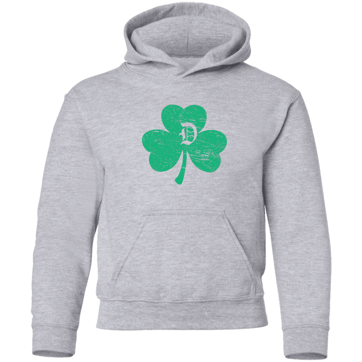 D Shamrock - Green Kids Unisex Classic Hoodie