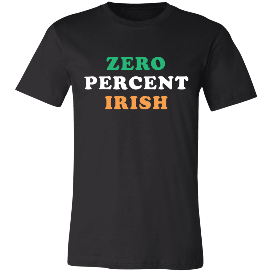 Zero Percent Irish - Green White Orange Unisex Classic T-Shirt