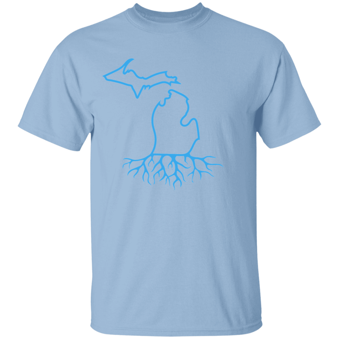 Michigan Roots - Honolulu Blue Kids Unisex Classic T-Shirt