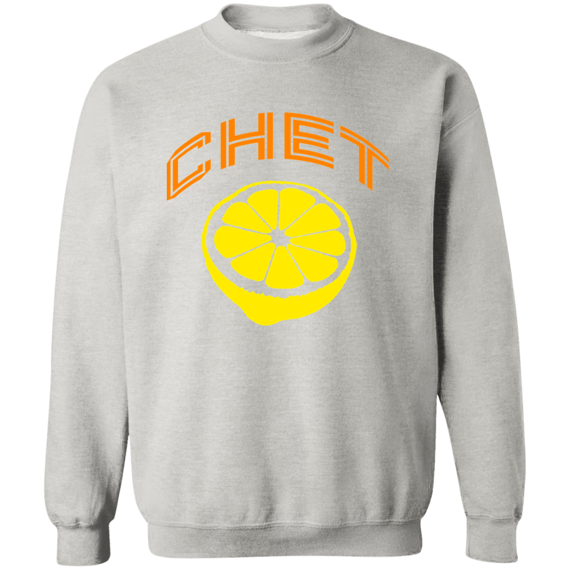 Chet - Orange + Lemon Classic Crewneck Sweatshirt