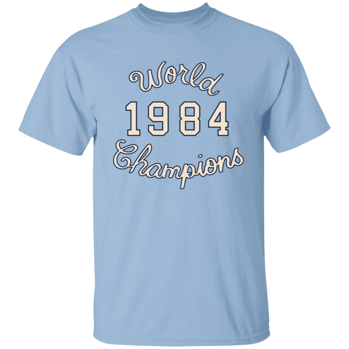 World Champions - Ivory + Navy Unisex Youth Classic T-Shirt