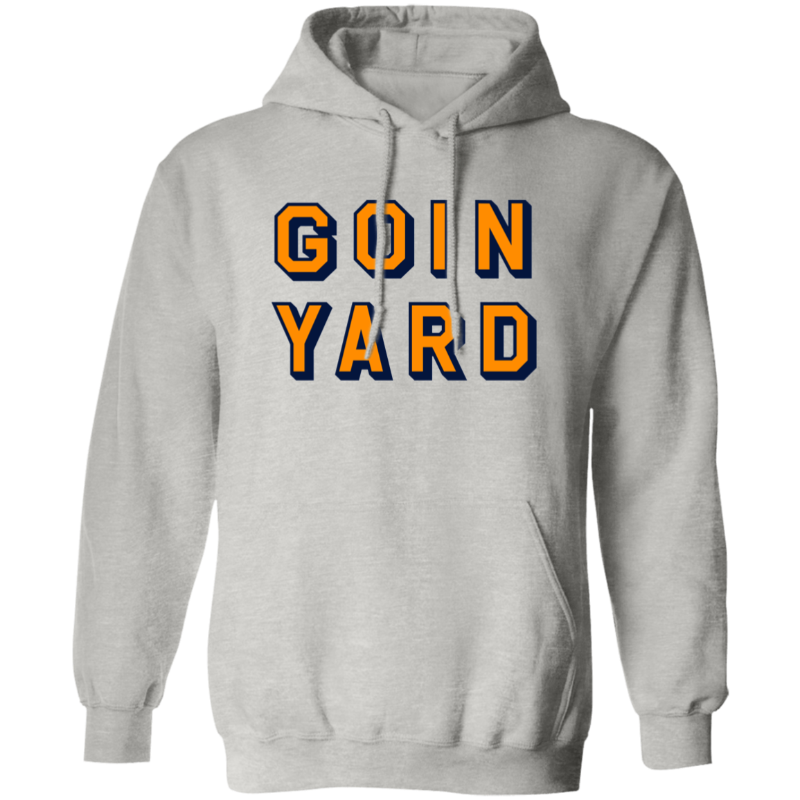 Goin Yard - Orange + Navy Classic Unisex Hoodie