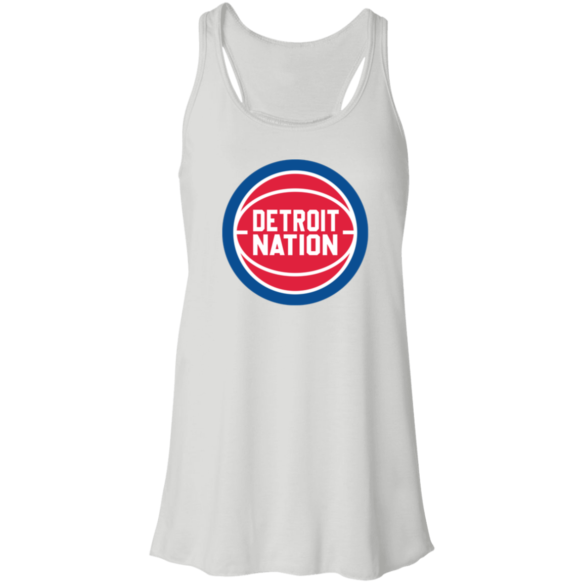 Detroit Basketball Nation Flowy Racerback Tank