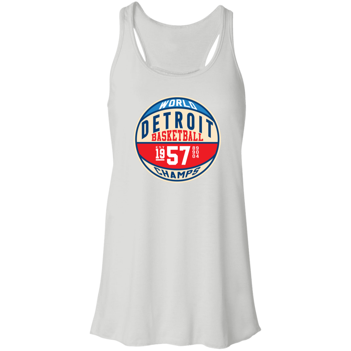 Retro Pistons World Champs Flowy Racerback Tank