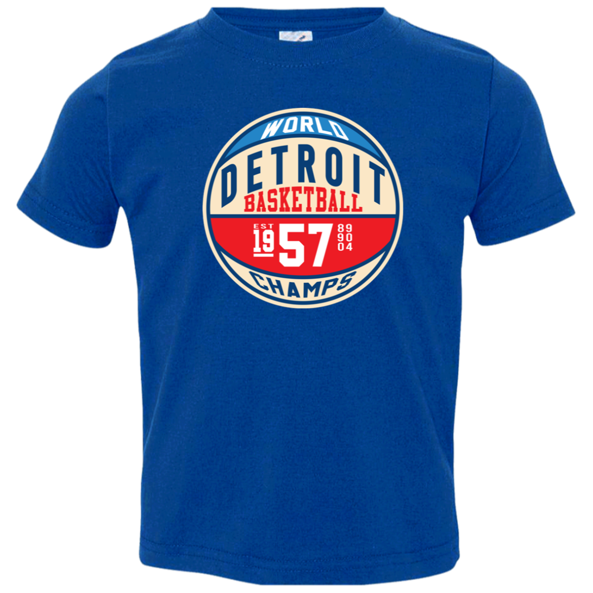 Retro Pistons World Champs Cute Toddler T-Shirt