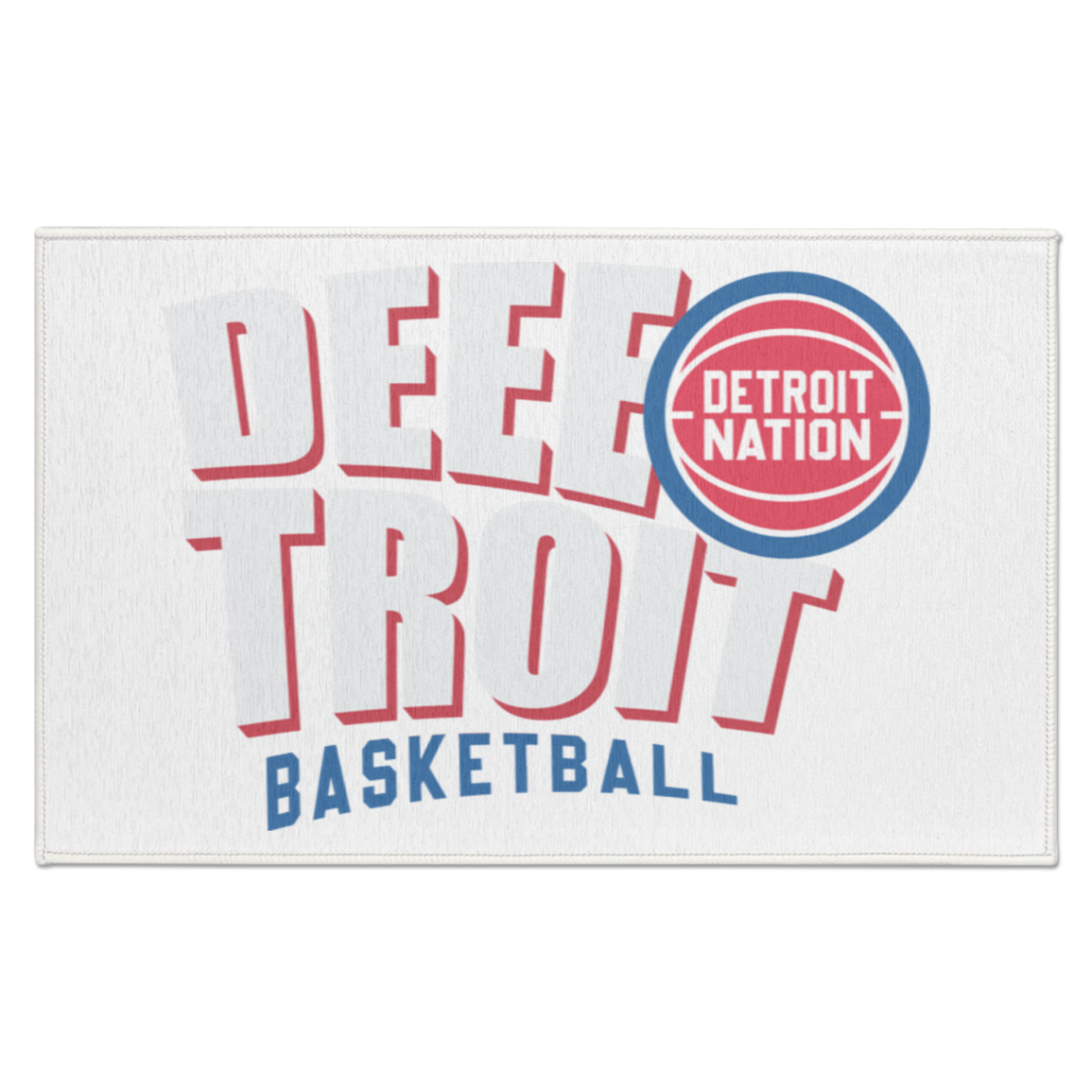 Deeetroit Basketball Indoor Accent Doormat
