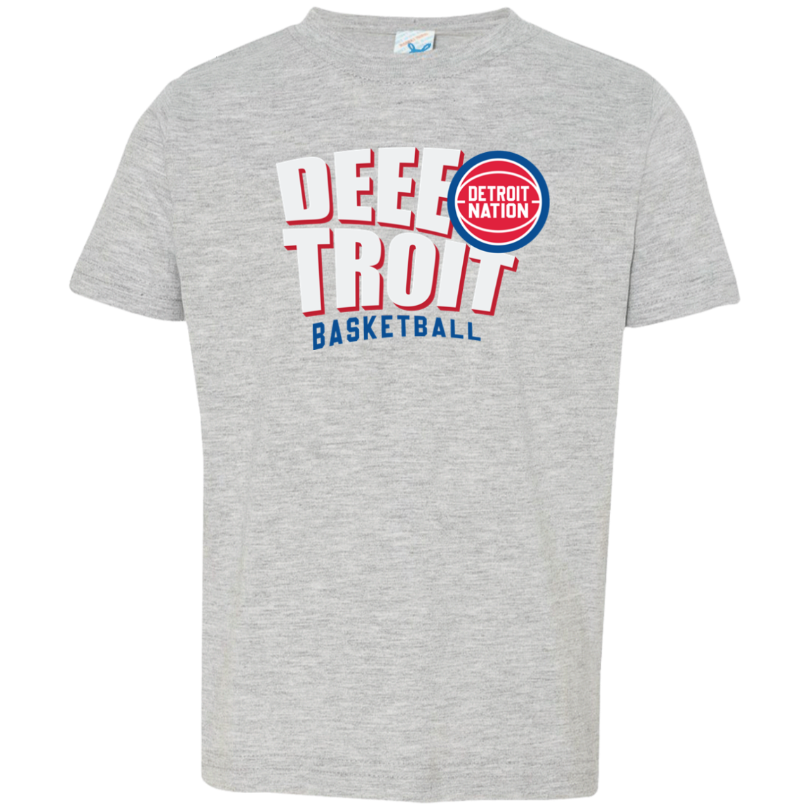 Deeetroit Basketball Cute Toddler T-Shirt