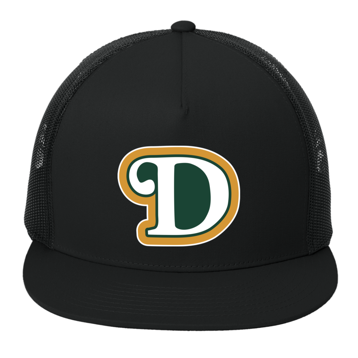 Detroit Original Vernors D 5-Panel Classic Trucker Mesh Back Cap