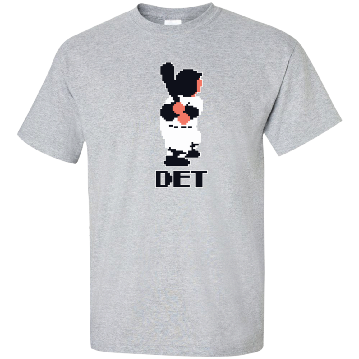 8Bit Detroit Baseball Light Unisex Tall Ultra Cotton T-Shirt