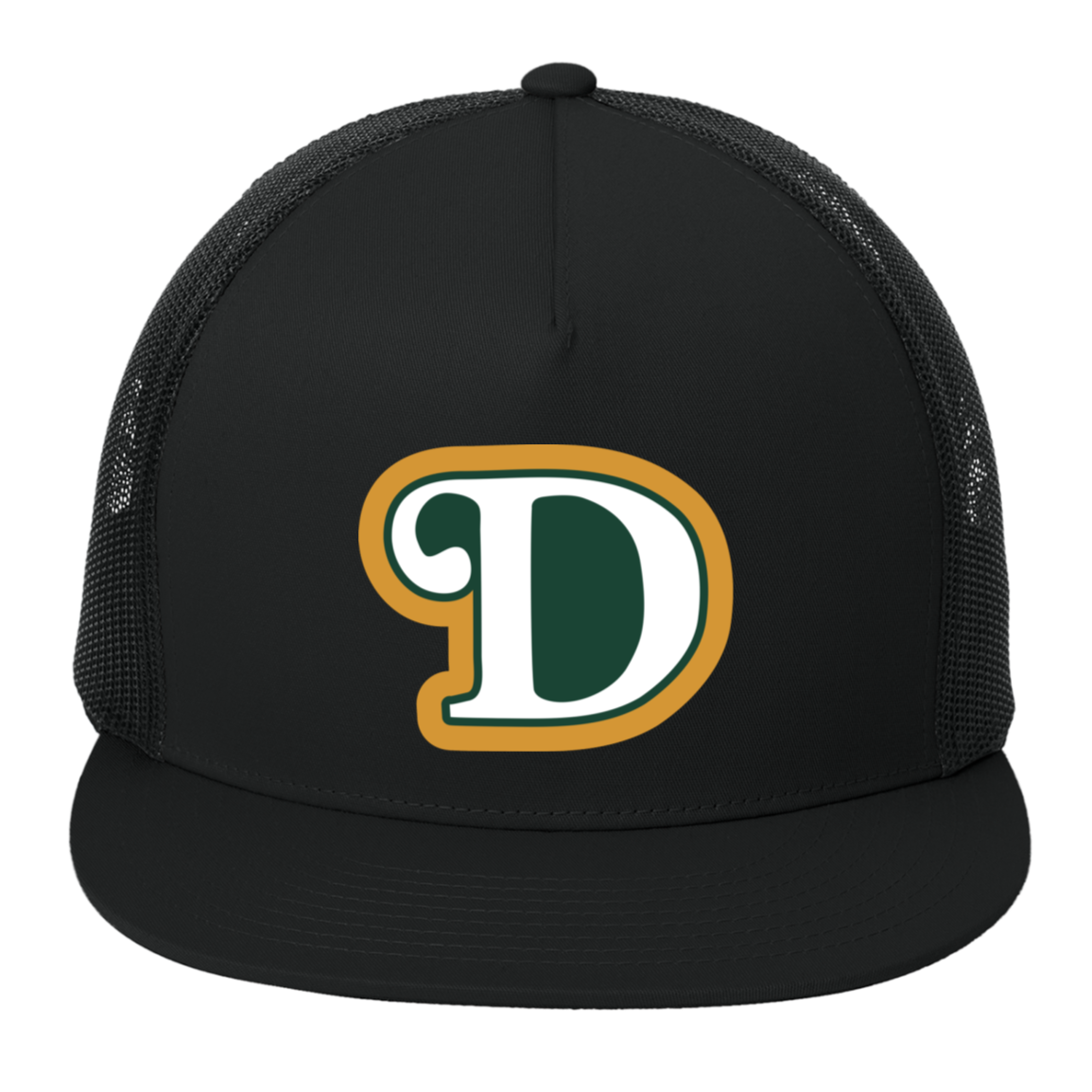 Detroit Original Vernors D No Stroke 5-Panel Classic Trucker Mesh Snap Cap
