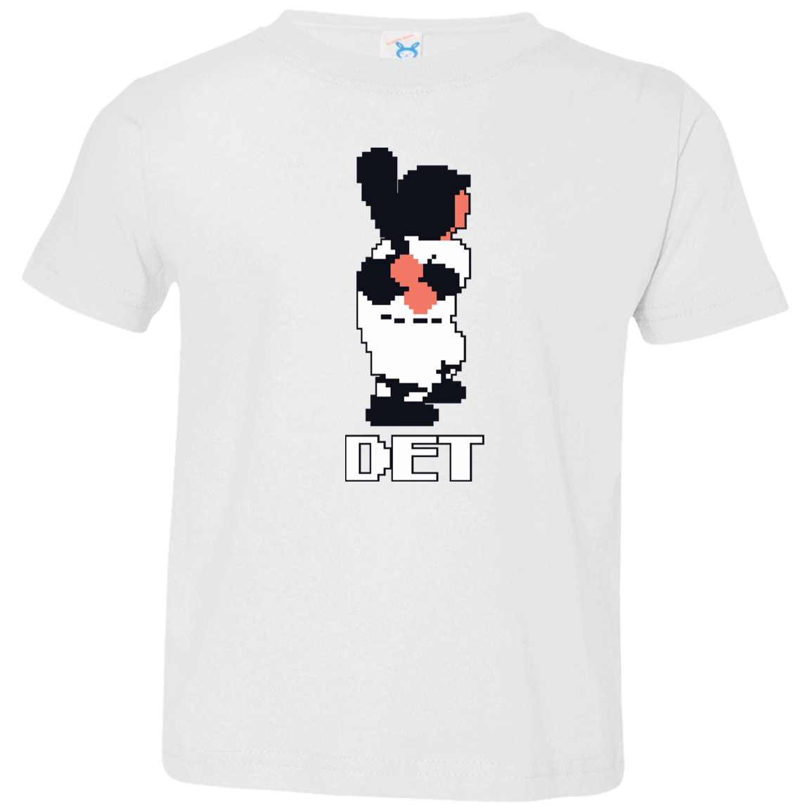 8Bit Detroit Baseball Dark Cute Toddler T-Shirt
